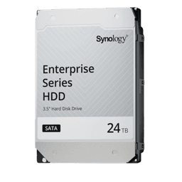 Disco Duro SATA de 3,5" Serie Plus / Capacidad 24TB / Interfaz SATA 6 GB/s / Tecnología CMR / MTBF de 1,2 Millón de Horas / Carga de Trabajo de 180 TB/año / Compatible con Synology DSM