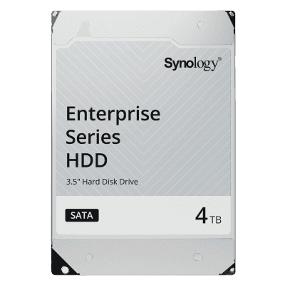 Disco Duro SATA de 3,5" Serie Plus / Capacidad 4TB / Interfaz SATA 6 GB/s / Tecnología CMR / MTBF de 1,2 Millón de Horas / Carga de Trabajo de 180 TB/año / Compatible con Synology DSM