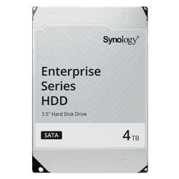 Disco Duro SATA de 3,5" Serie Plus / Capacidad 4TB / Interfaz SATA 6 GB/s / Tecnología CMR / MTBF de 1,2 Millón de Horas / Carga de Trabajo de 180 TB/año / Compatible con Synology DSM