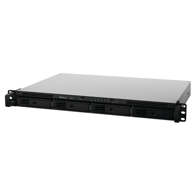 Servidor Nas para rack de 4 bahías / Expandible a 8 bahías / Hasta 96 TB / Hasta 16 cámaras