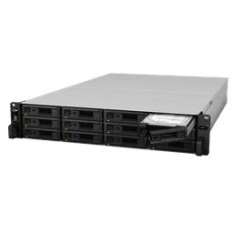 Unidad de Expansión Synology RX1217/RX1217RP | 12 Bahías de Disco | Compatible con SATA 3.5” y 2.5” | Expansión de Volumen en Línea | Fuentes de Alimentación Redundantes (RX1217RP) | Administración con