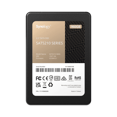 960 GB SSD , diseñada para Synology NAS