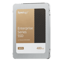 SSD SATA de 2,5" Serie Enterprise | 480 GB | Alto Rendimiento Estable | Resistencia Empresarial | Protección de Datos Integral | Análisis de Vida Útil | Compatibilidad con Synology DSM | Garantía de 5 Años