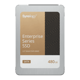 SSD SATA de 2,5" Serie Enterprise | 480 GB | Alto Rendimiento Estable | Resistencia Empresarial | Protección de Datos Integral | Análisis de Vida Útil | Compatibilidad con Synology DSM | Garantía de 5 Años
