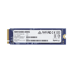 SSD 400GB NVMe M.2 2280, diseñada para Synology NAS con ranuras M.2 integradas