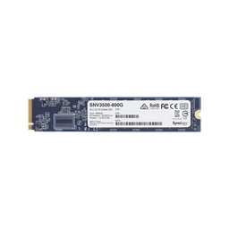 SSD 800GB NVMe M.2 22110, diseñada para Synology NAS con ranuras M.2 integradas