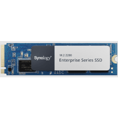 NVMe M.2 SSD 800GB  Enterprise Series / High Performance 660000 IOPS Read / Enterprise Endurance 2900 TBW / Comprehensive Data Protection / Lifespan Analysis / Synology DSM Compatibility