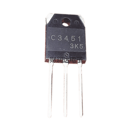 Transistor de Potencia en Silicio tipo NPN, 500 Vc-b, 15 A. 100 Watt, TO-3PA .