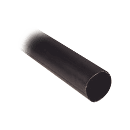 Tubo Termoencogible (Termofit) Negro de 1.2 m, 1.5" de Diámetro, Reduce de 2:1, Poliolefina.