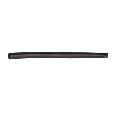 Tubo Termoencogible (Termofit) Negro de 1.2 m, 1/2" de Diámetro, Reduce de 2:1, Poliolefina.