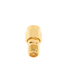 Adaptador en Línea, de Conector SMA Macho a SMA Hembra Inverso, Oro/ Oro/ Teflón.