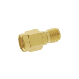 Adaptador en Línea, de Conector SMA Macho a SMA Hembra Inverso, Oro/ Oro/ Teflón.