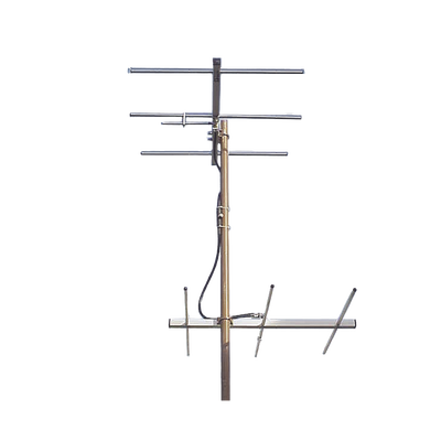 Juego de 2 Antenas Bi-direccionales de 3 elementos para TV, 3 dB.