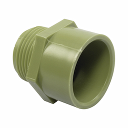 Conector para Tubería PVC Conduit Pesado de 1" (25 mm). 