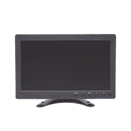 Monitor 10.1" TFT-LCD ideal para colocar en vehículos o DVR/NVR. Entradas de video HDMI, VGA y RCA (CVBS)