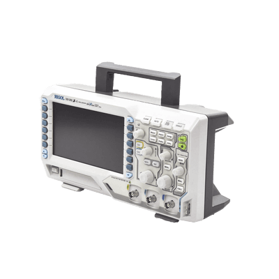 Osciloscopio Digital RIGOL de 2 Canales Análogos, 200 MHz de Ancho de Banda Análoga, Vel. de Muestreo-Tiempo Real de 1 GS/s, Base de Tiempo (min.) de 2 ns/div.