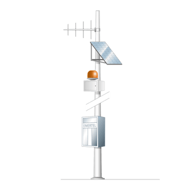 Sistema para Comunicación de Emergencia con Radio TK8302HK (UHF 450-520 MHz).