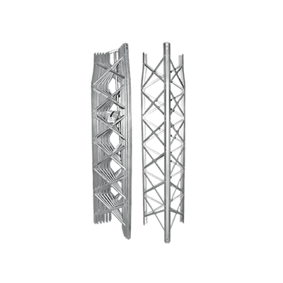 Torre Autosoportada Ligera TBX de 7.3 m de altura, Secciones 6 a 8 Prearmadas. Sin Mástil.