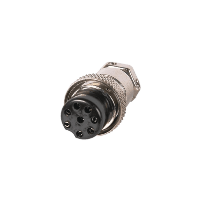 Conector de Micrófono Macho de 8 Contactos de Uso Rudo.