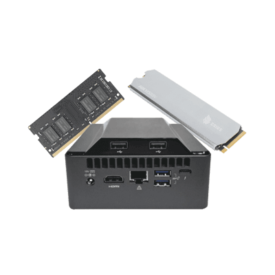 Kit Estación de Trabajo Básica / Core i7 / RAM 4GB / SSD 512GB