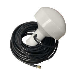 Antena marina de GPS con conector TNC- Macho en frecuencia 1575.42 MHz de 28 dBi. Incluye soporte rotativo