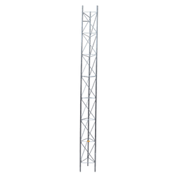 Tramo de Torre Arriostrada de 3m x 30cm, Galvanizado por Inmersión, Hasta 30 m de Elevación. Zonas Húmedas.