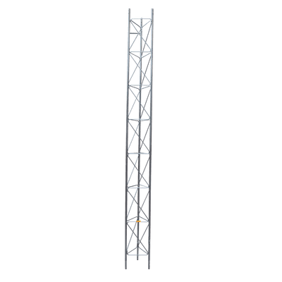 Tramo de Torre Arriostrada de 3m x 45cm, Galvanizado por Inmersión, Hasta 60 m de Elevación. Zonas Húmedas.