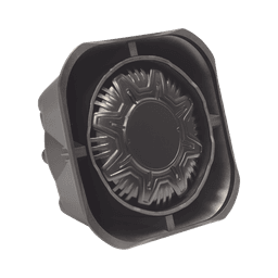 Bocina Compacta de uso rudo, 100 Watts de Potencia, Ideal para vehículos de encubierto, 8 Ohms de Impedancia