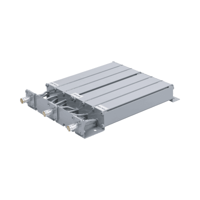 Duplexer SYSCOM en UHF, 6 Cav. 403-430 MHz, 50 Watt, 15MHz Sep. Rechazo de Banda, BNC Hembras.