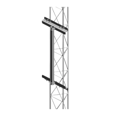 Mástil Robusto de 1 metro para Instalación en torre de tramo STZ30G, STZ35G y STZ45G (Galvanizado por Inmersión en Caliente).