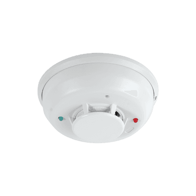 Detector Fotoeléctrico de Humo de 2 Hilos con Sensor de Temperatura y Sirena Interconstruida, Serie i3