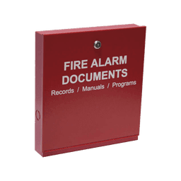 Gabinete para documentos del sistema de alarma contra incendios