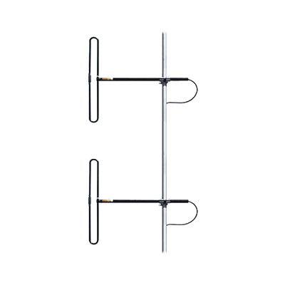 Antena Base de 2 Dipolos para 138-174 MHz, 3 dB de Ganancia, N Macho