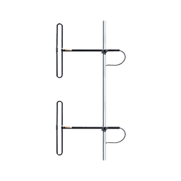 Antena Base de 2 Dipolos para 138-174 MHz, 3 dB de Ganancia, N Macho