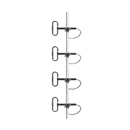 Antena para Estación Base UHF, 4 Dipolos, 360-450 MHz, N Macho.