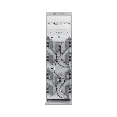 Combinador Panel en Rack 19" de 746-806/ 800-869 MHz, 8 Canales (8" Diam.), 250 kHz, 150 Watt, N Hembras.