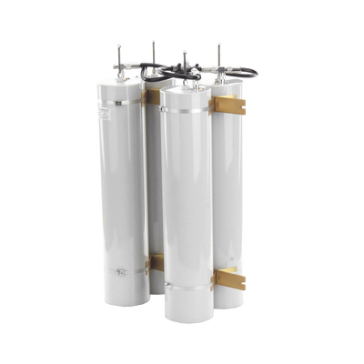 Duplexer Pasa-Banda-Rechazo de Banda, 144-174 MHz, 4 Cavidades (5"Dia.) 600 kHz, 1.5 dB, 350 Watt, N Hembras.