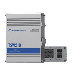 Switch Industrial No-Administrable 8 puertos Gigabit, 2 SFP 1G