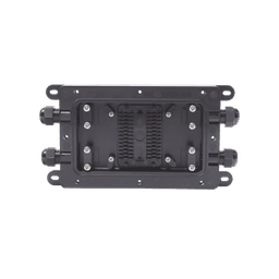 Cierre de Empalme Interior/Exterior para 12 fusiones, IP68, 4 puertos 
