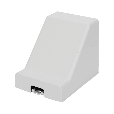 Derivación techo a canaleta color blanco de PVC auto extinguible, compatible con canaletas: PT48, TMK1735, TMK1735SD, TMK1020, TMK1020CD, TMK1020SD, TMK1720, TMK2560 (6150-01002)