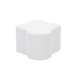 Esquinero exterior blanco para canaleta PT48 (6110-01002) 