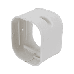 Kit de Canaletas Para la Organización de Tuberías y Cables Eléctricos en Instalaciones de Aire Acondicionado, Uso en Interiores y Exteriores, PVC Rígido, Ideal Para Minisplit, Contenido de Kit (11 Piezas), (3000-00000)