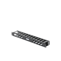 Organizador de cables horizontal de 19", 1UR