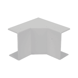 Esquinero interior color blanco de PVC auto extinguible, para canaleta TMK1735, TMK1735SD (5320-02001)