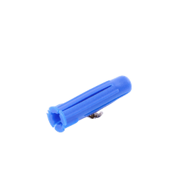 Taquete azul 3/8" para tornillo 12mm x 2" (100pzs) (1105-05100) 