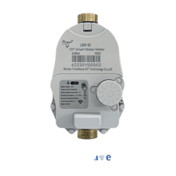 Medidor de Agua Inteligente IoT LoRaWAN 1 pulgadas / Medición Electrónica No Contacto 10 Litros / Válvula de Control Eléctrica / Batería Litio 3.6V / Comunicación Infrarroja y Táctil / Alarmas Múltip