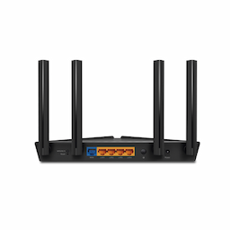 Router WiFi 6 doble banda AX 3000 Mbps /  MU-MIMO y OFDMA / 1 Puerto WAN 10/100/1000 Mbps / 4 Puertos LAN 10/100/1000 Mbps / 4 Potentes Antenas.