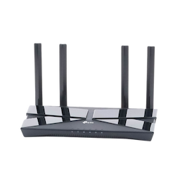 Router WiFi 6 doble banda AX 3000 Mbps /  MU-MIMO y OFDMA / 1 Puerto WAN 10/100/1000 Mbps / 4 Puertos LAN 10/100/1000 Mbps / 4 Potentes Antenas.