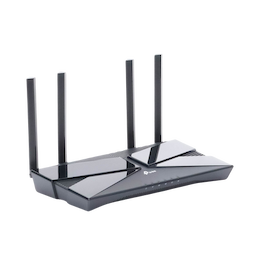 Router WiFi 6 doble banda AX 3000 Mbps /  MU-MIMO y OFDMA / 1 Puerto WAN 10/100/1000 Mbps / 4 Puertos LAN 10/100/1000 Mbps / 4 Potentes Antenas.