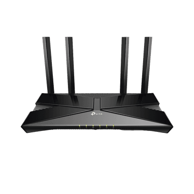 Router WiFi 6 doble banda AX 3000 Mbps /  MU-MIMO y OFDMA / 1 Puerto WAN 10/100/1000 Mbps / 4 Puertos LAN 10/100/1000 Mbps / 4 Potentes Antenas.